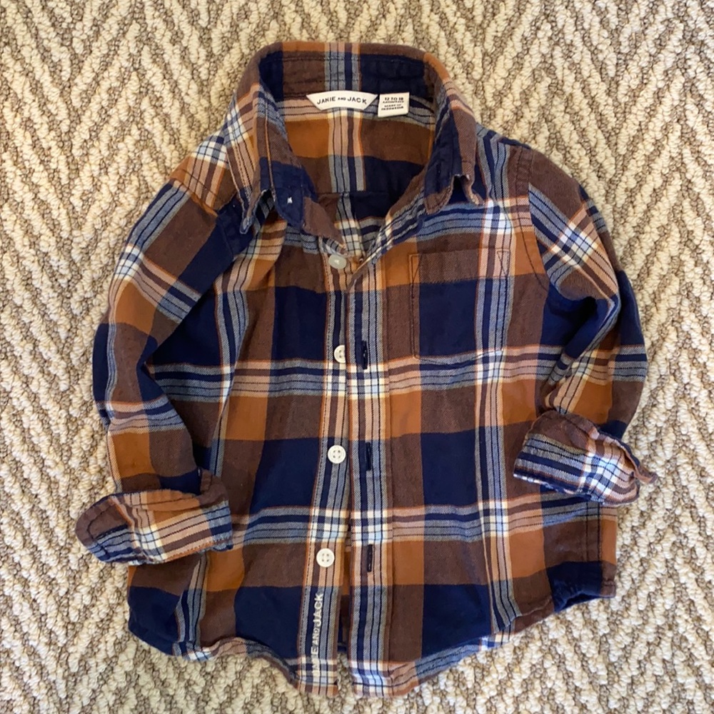 Janie and Jack Button Down